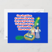 Little Drummer Boy Texte auf T Shirts und Geschenk Postkarte (Vorne/Hinten)