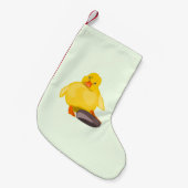 Little Duck Christmas Strumpf - individuell anpass Kleiner Weihnachtsstrumpf (Vorderansicht (hängend))