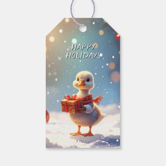 Little Duck Gift Tag Geschenkanhänger (Rückseite)
