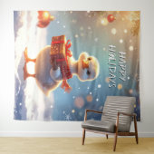 Little Duck Holiday Backdrop Wandteppich (Beispiel (Horizontal))