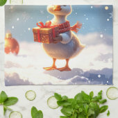 Little Duck Holiday Kitchen Towel Geschirrtuch (Gefaltet)