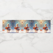 Little Duck Holiday Water Bottle Label Wasserflaschenetikett (Einzelnes Label)