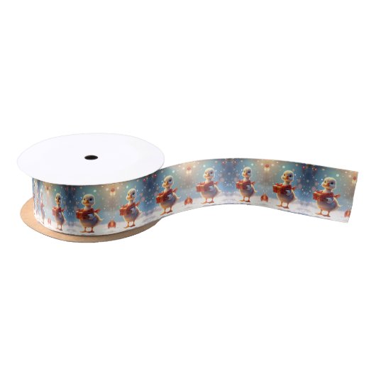 Little Duck Satin Ribbon Satinband (Spule)