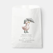 Little Duckling Baby Shower Guest Thank You Geschenktütchen (Vorderseite)