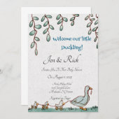 Little Duckling Einladung (Vorne/Hinten)