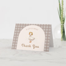 Little Duckling Farm Animal Gingham Baby Shower