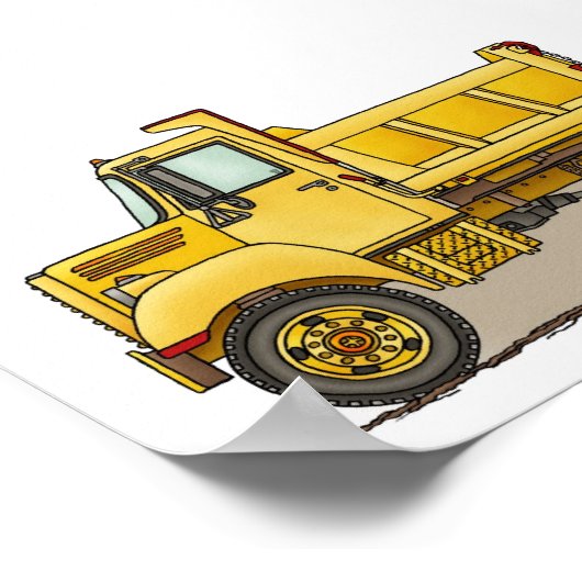 Little Dump Truck Poster (Ecke)