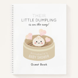 Little Dumpling Baby Shower Gästebuch Notizblock