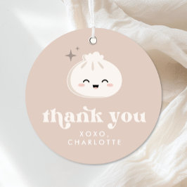 Little Dumpling Bao Dim Sum Favor Tags Geschenkanhänger