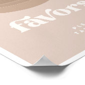 Little Dumpling Bao Dim Sum Favors Zeichen Poster (Ecke)