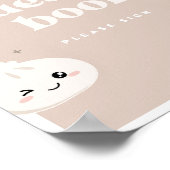 Little Dumpling Bao Dim Sum Guest Book Sign Poster (Ecke)