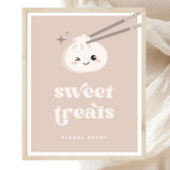 Little Dumpling Bao Dim Sum Sweet Leckereien unter Poster