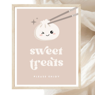 Little Dumpling Bao Dim Sum Sweet Leckereien unter Poster