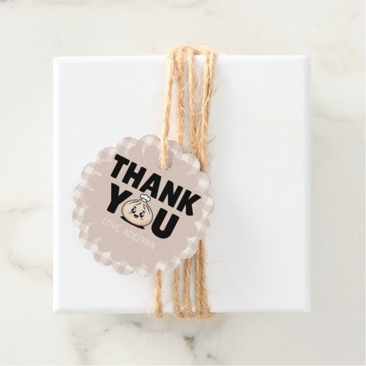 Little Dumpling Bao Dim Sum Vielen Dank Geschenkanhänger (Beispiel)