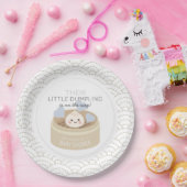 Little Dumpling Blue Baby Duschpapier Teller (Party)