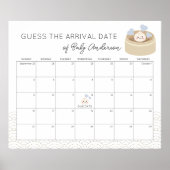 Little Dumpling Blue rät den Terminkalender Poster (Vorne)