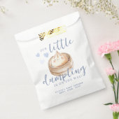 Little Dumpling Blue Watercolor Boy Baby Shower Fa Geschenktütchen (Versiegelt)