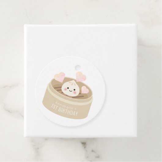 Little Dumpling Geburtstag Vielen Dank Geschenkanhänger (Beispiel)