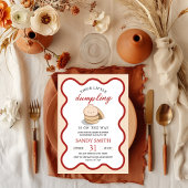 Little Dumpling Gender Neutral Kawaii Babydusche Einladung