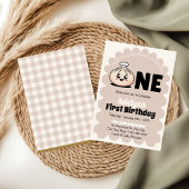 Little Dumpling Girl 1. Geburtstag Party Einladung