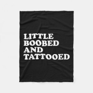 Little Ed and tattooed - Tattoo Fleecedecke