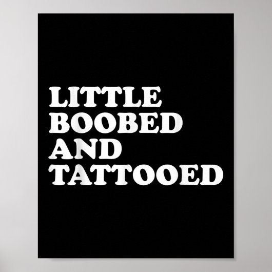 Little Ed and tattooed - Tattoo Poster (Vorne)