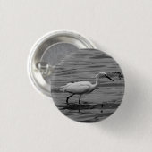 Little Egret Abzeichen Button (Vorne & Hinten)