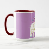 Little Elephant Boho Individuelle Name Tasse (Links)