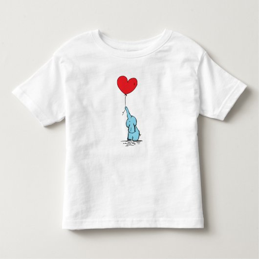 Little Elephant Liebe Ballon T-Shirt (Vorderseite)