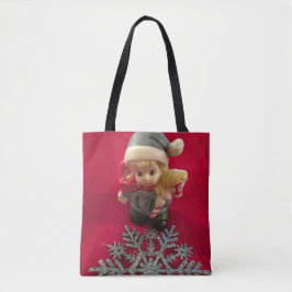 Little Elf Christmas Tote Bag Tasche