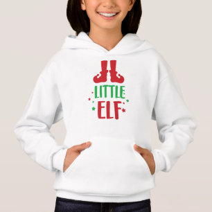 Little Elf, Elf Schuhe, Sterne, Weihnachten, Weihn Hoodie