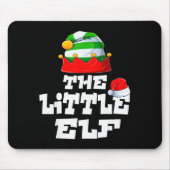 Little Elf Family Matching Christmas Group Pajama Mousepad (Vorne)