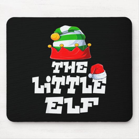 Little Elf Family Matching Christmas Group Pajama Mousepad (Vorne)