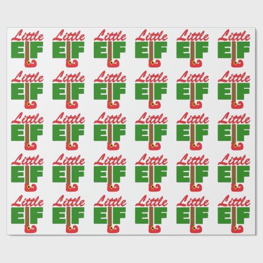 Little Elf Geschenkpapier (Flach)