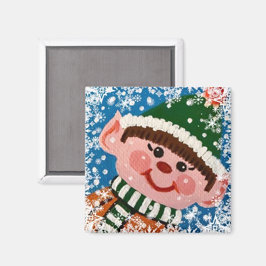 Little Elf  Magnet (Vorderseite/Rückseite)