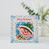 Little Elf Magnet Card (Stehend Vorderseite)
