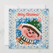 Little Elf Magnet Card (Vorderseite)