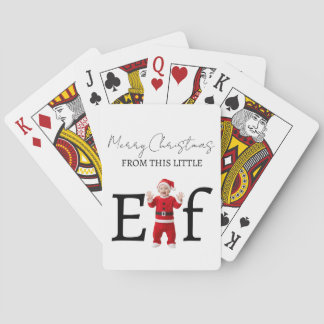 Little Elf Merry Christmas Gift Playing Cards Spielkarten