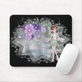 Little Elf mit Blume Tag Series Mousepad (Mit Mouse)