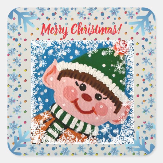 Little Elf Sticker (Vorderseite)