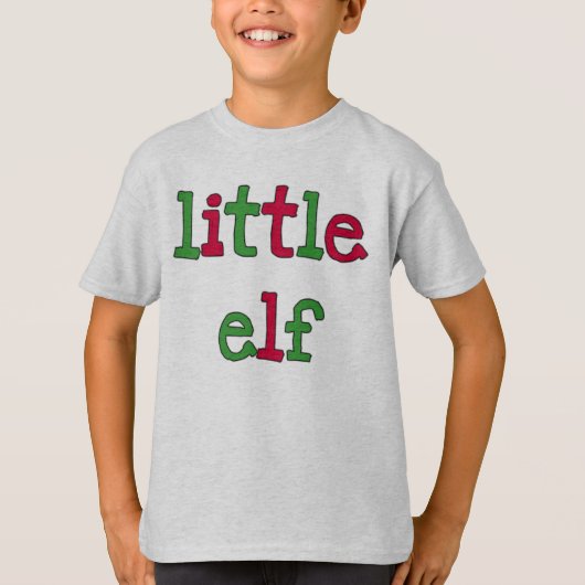 Little Elf T - Shirt und Geschenke (Vorderseite)