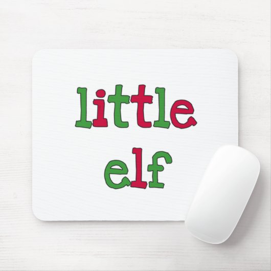 Little Elf T - Shirt und Geschenke Mousepad (Mit Mouse)