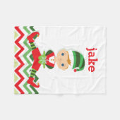 Little Elf | Weihnachtsblanket Fleecedecke (Vorderseite (Horizontal))