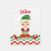 Little Elf | Weihnachtsblanket Fleecedecke (Vorderseite)