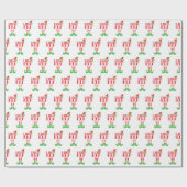 Little Elf Weihnachtsgeschenk Wrapping Paper Geschenkpapier (Flach)