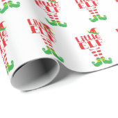 Little Elf Weihnachtsgeschenk Wrapping Paper Geschenkpapier (Rolleneckpunkt)
