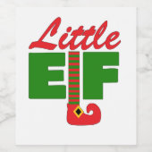 Little Elf Weinetikett (Einzelnes Label)