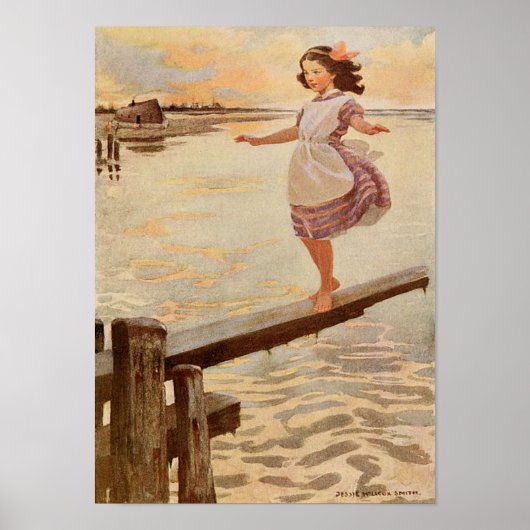 Little Emily von Jessie Willcox Smith Print Poster (Vorne)