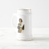 Little Esmeralda von William-Adolphe Bouguereau Bierglas (Vorderseite Links)