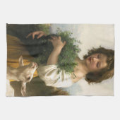Little Esmeralda von William-Adolphe Bouguereau Geschirrtuch (Horizontal)